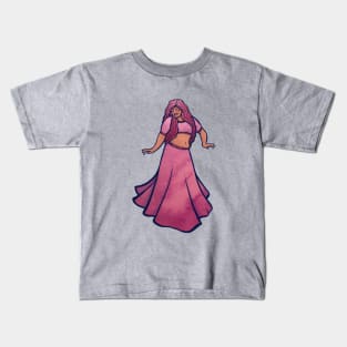 Pink belly dancer Kids T-Shirt